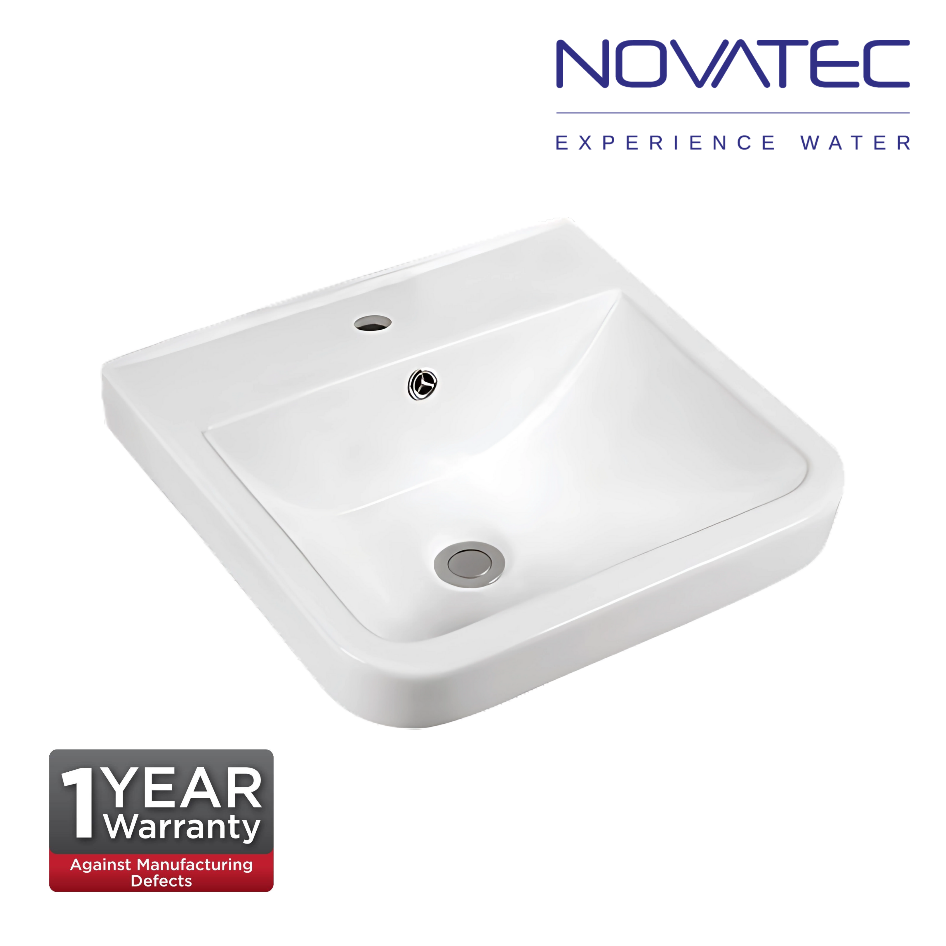 Novatec Volos Wall Hung Basin  (WB6016)